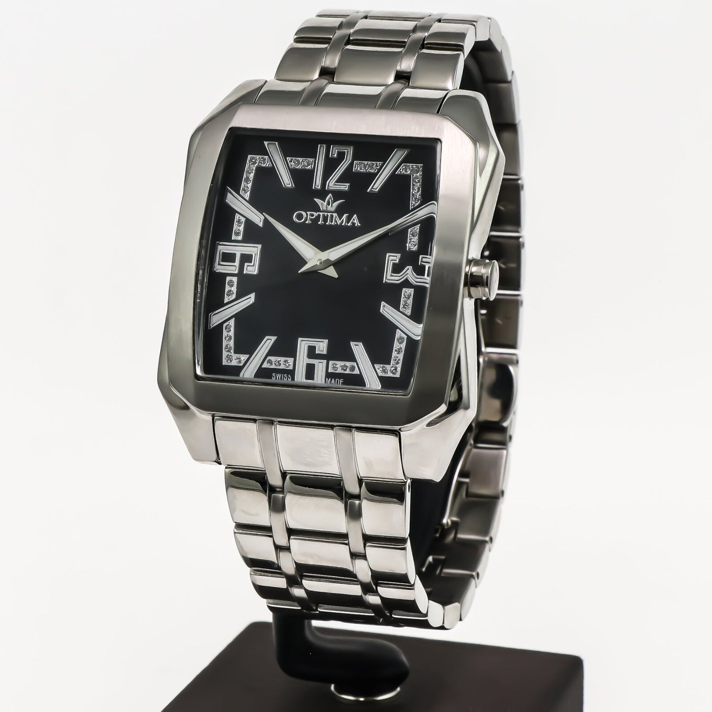 Optima • Reloj suizo • Acero inoxidable • 39 mm • Cuarzo • 3 ATM • OSM228