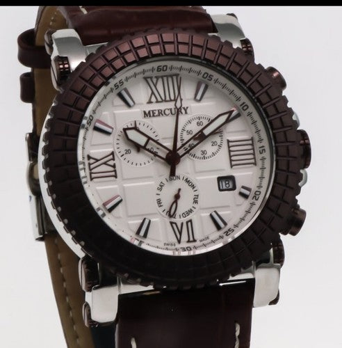 Mercury • 44mm • WR50M • ME10210-SCL-1 • Date SubDay • Chocolate