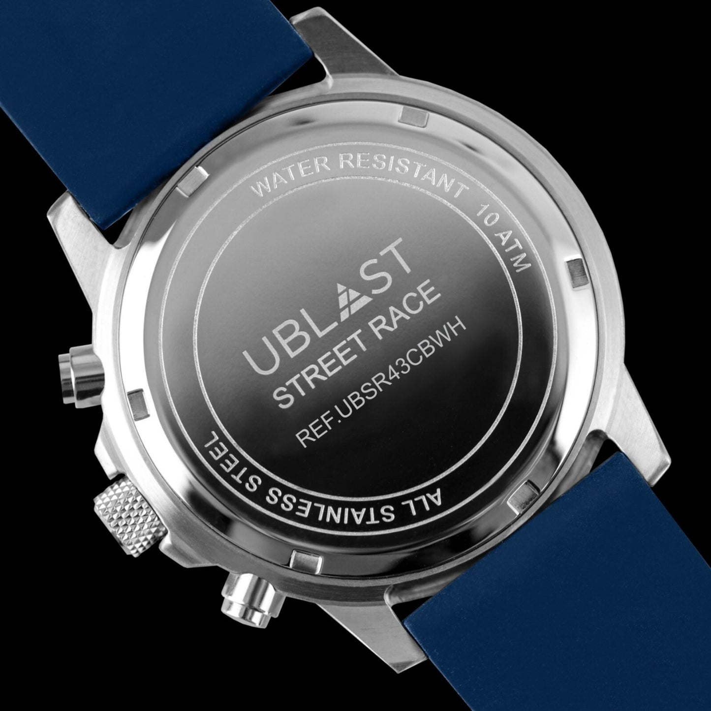 UBLAST • Street Race Chrono Watch • 43mm • Miyota OS20 • 10ATM • UBSR43CBWH