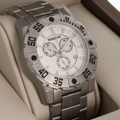 MERCURY • Swiss Chronograph Watch • ME10225-SS • Date SubDay • Quartz • Men