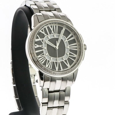 Mercury • Womens Swiss Diamond Watch • 0.45carat SI Clarity • 36mm ME330-SS-D-3