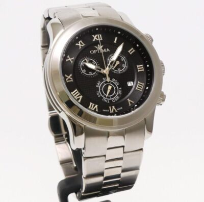 Optima • Swiss Chronograph • OSC234-SS-3 • Day Date • Quartz