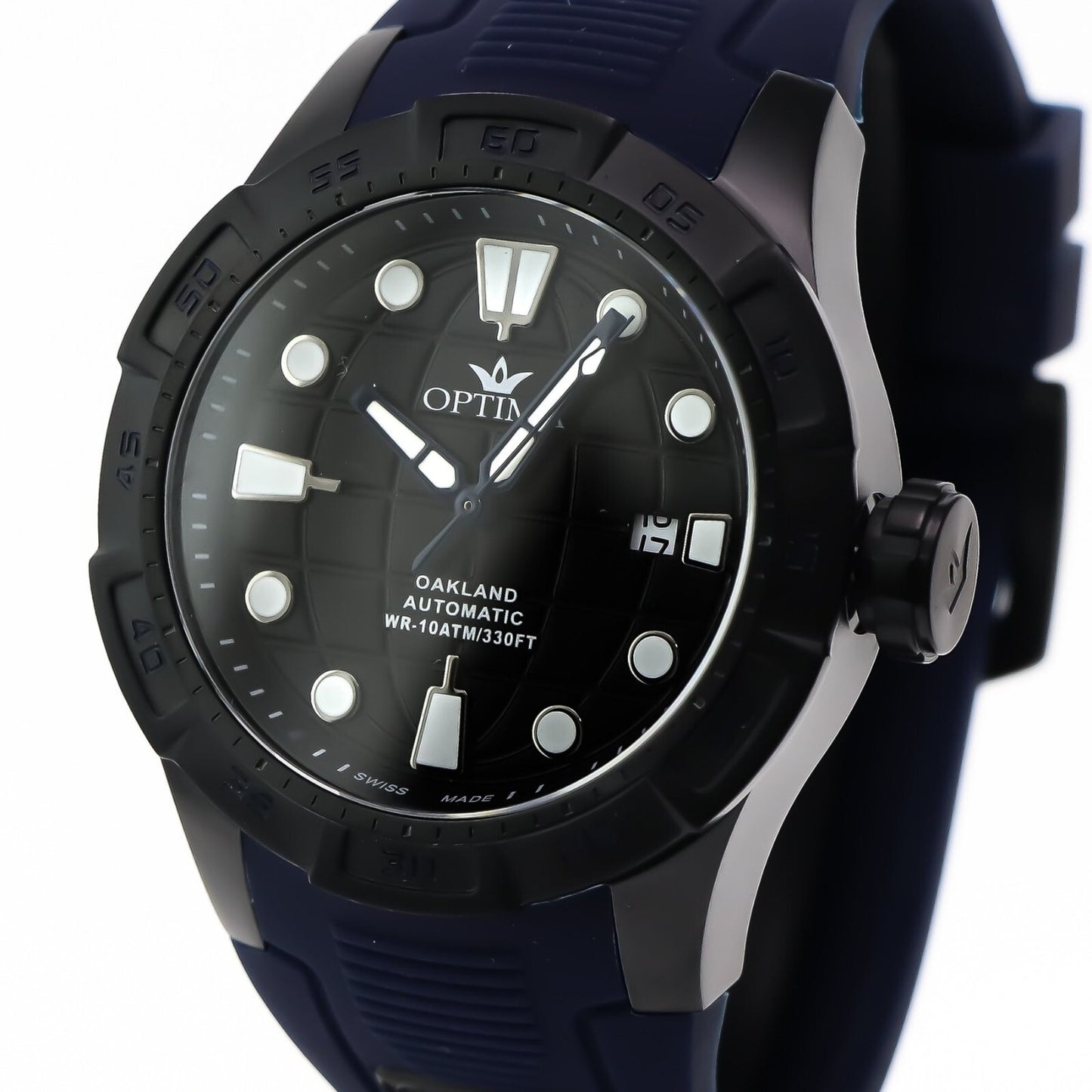 Optima • OAKLAND Swiss Watch • Stainless Steel • 43.35mm • Automatic • 10ATM