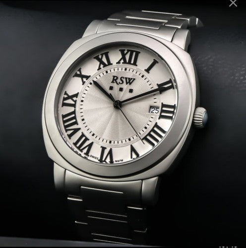 RSW • 46.8mm • Swiss Watch • Sapphire • Ronda Quartz • Date • RSWM118