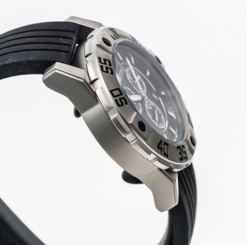 MERCURY • Swiss Chronograph Watch • Stainless Steel Quartz• ME10225-SX-3 • Black