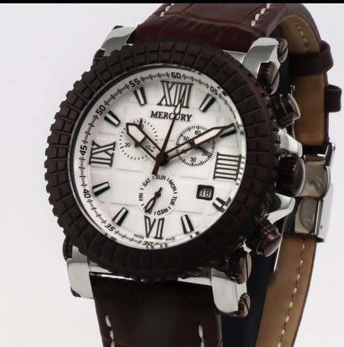 Mercury • 44mm • WR50M • ME10210-SCL-1 • Date SubDay • Chocolate