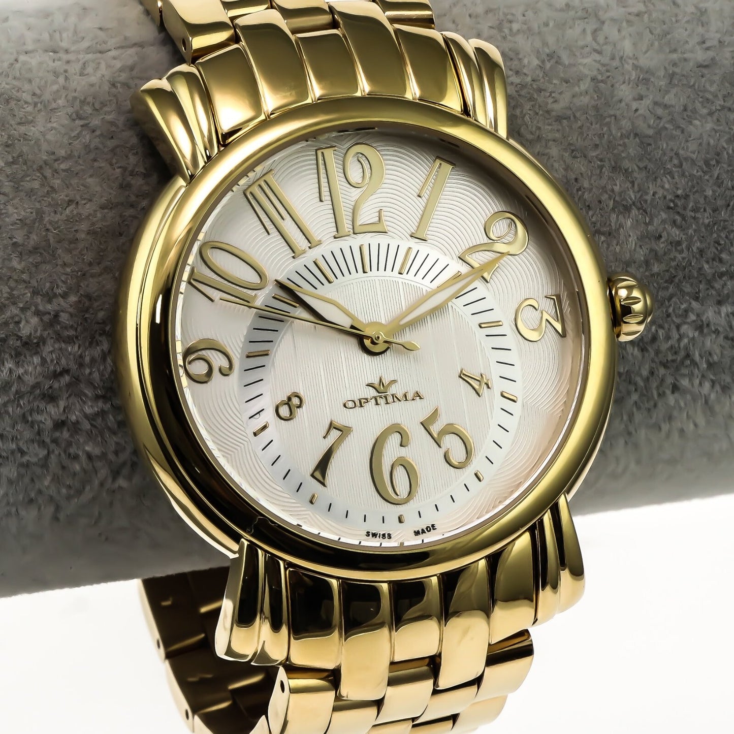 Optima • Reloj suizo • Acero inoxidable • 43 mm • Cuarzo • 3 ATM • OSM212