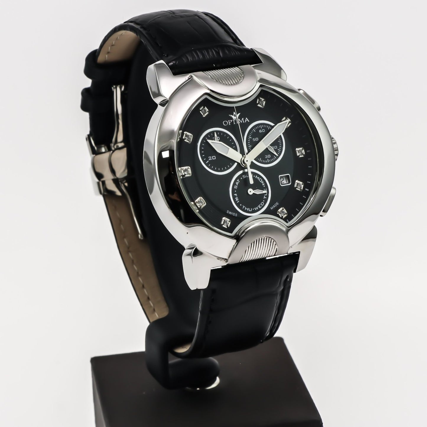 Optima • Swiss Chronograph Watch • 45.9mm • Quartz • 3ATM • OSC233