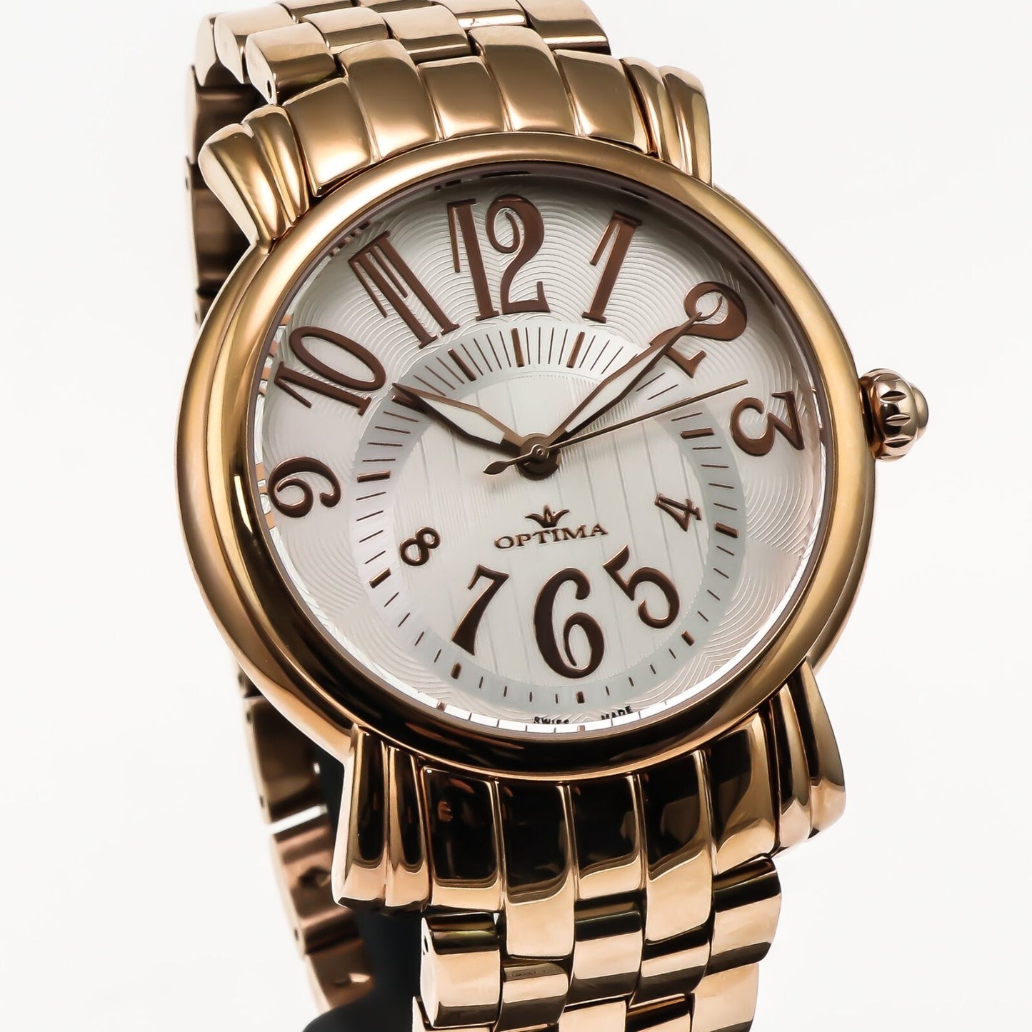 Optima • Reloj suizo • Acero inoxidable • 43 mm • Cuarzo • 3 ATM • OSM212
