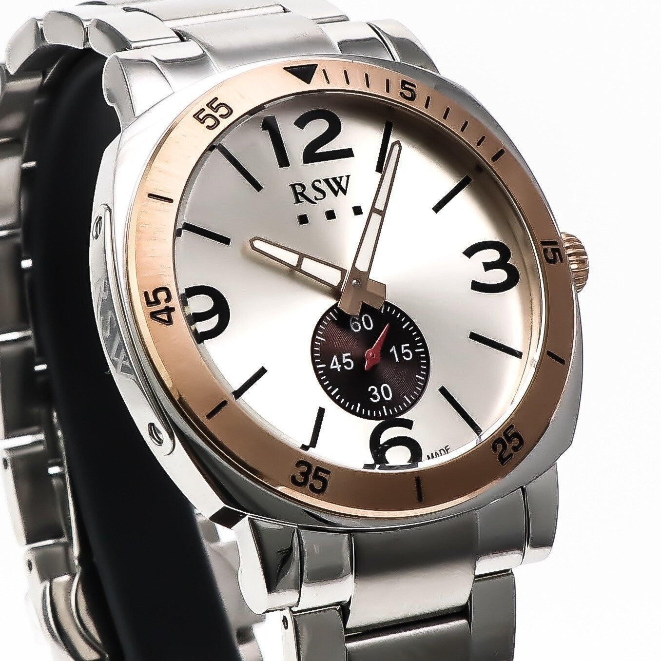 RSW • 45x42mm • Swiss Watch • WR50M • RSWM110-SR-1 • Countup Bezel