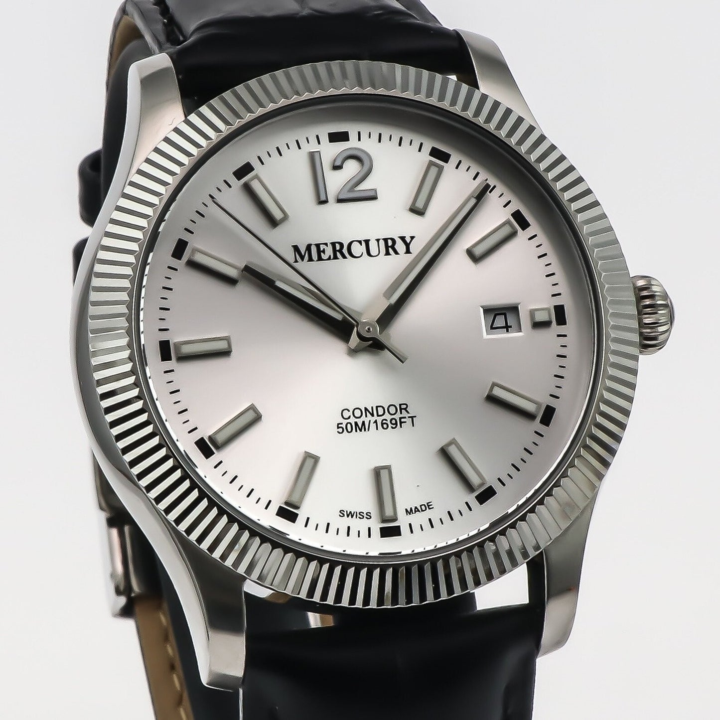 Mercury • Swiss Chronograp Watch • Stainless Steel • 45mm • Quartz • 5ATM