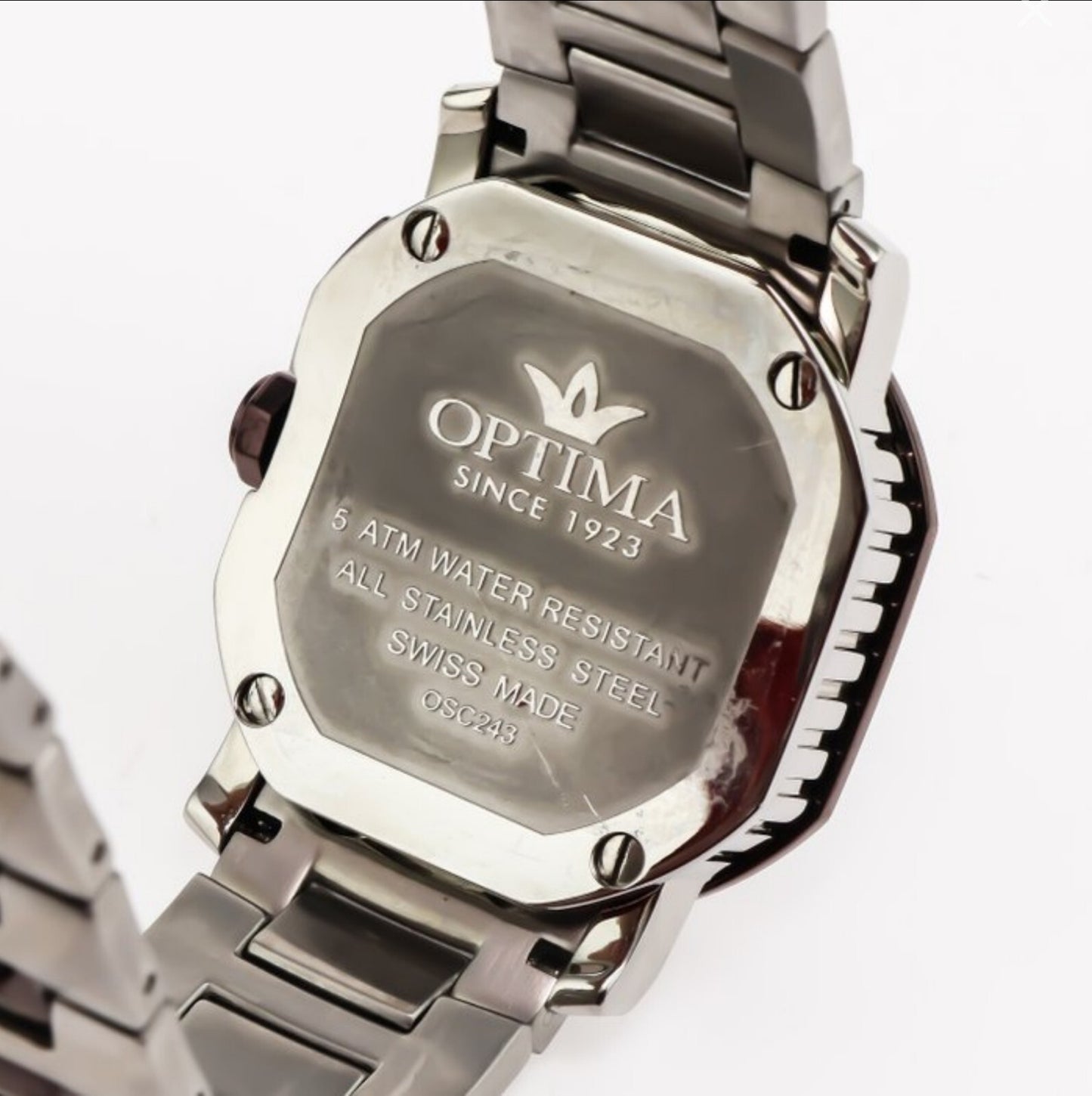 Optima • Swiss Chronograph Watch • 40x44mm • OSC243-SC-1 • Date SubDay
