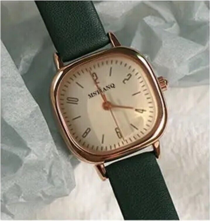Womens Fashion Watch • 25mm • Quartz • 3ATM • Leather Strap • MsTianQ