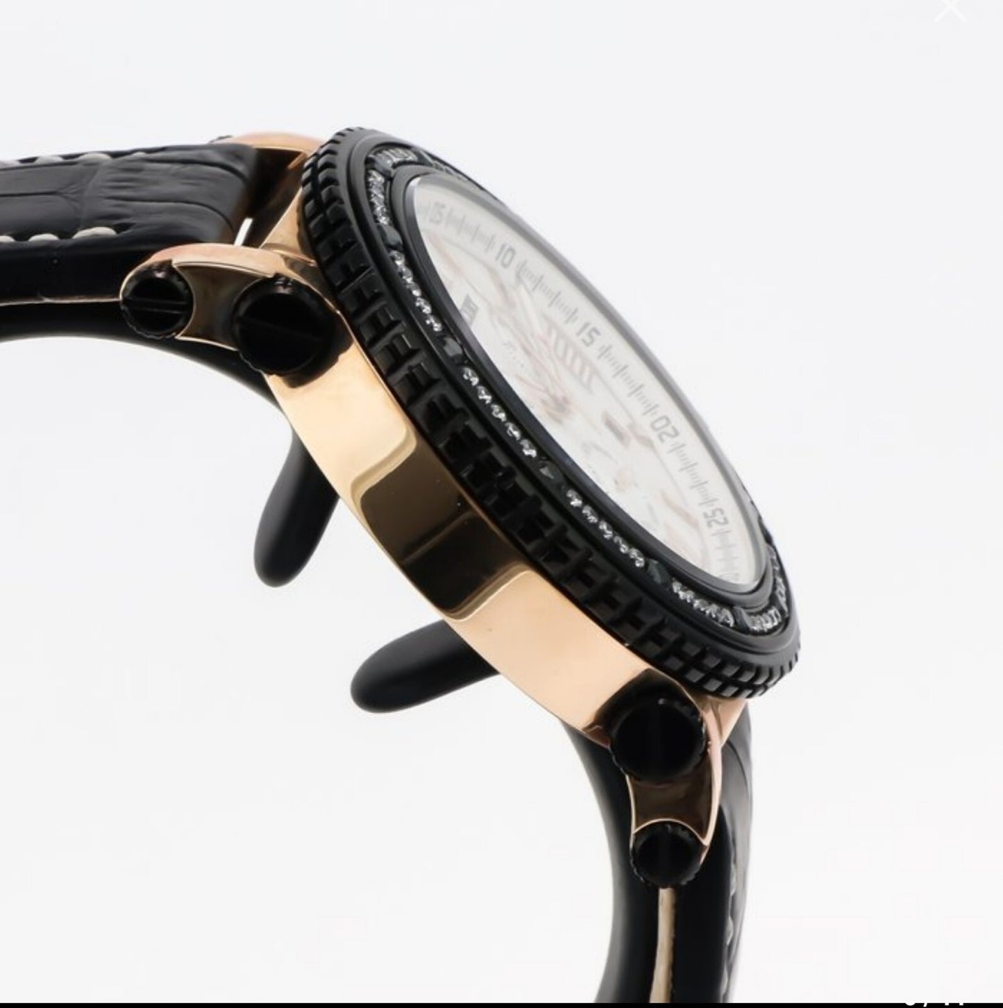 Mercury • 44mm • Swiss Chronograph Watch • ME10200-RBL-S-1 • Leather • Date...