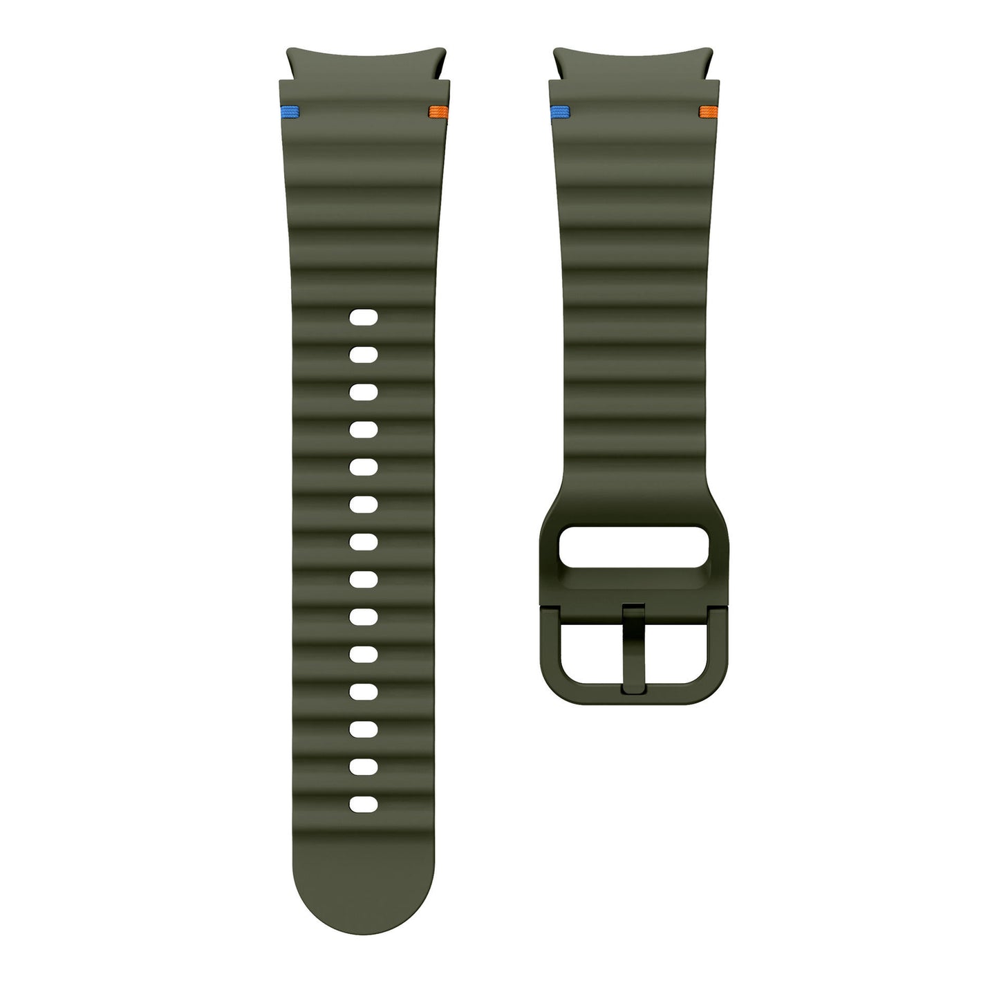 Forwelleny Wavy Silicone Sports Strap • 40mm 44mm • Compatible with Samsung