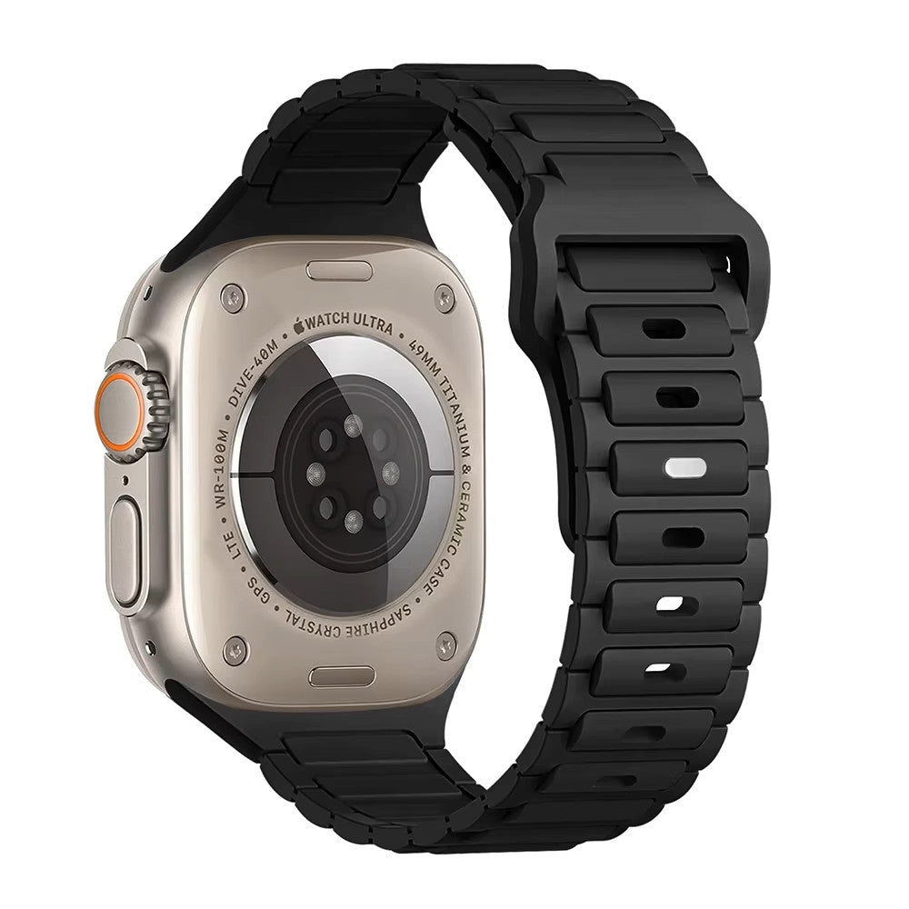 Easy Release • Sport Silicone Strap Compatible w Apple Watch 38/40/41 • 42/44/45