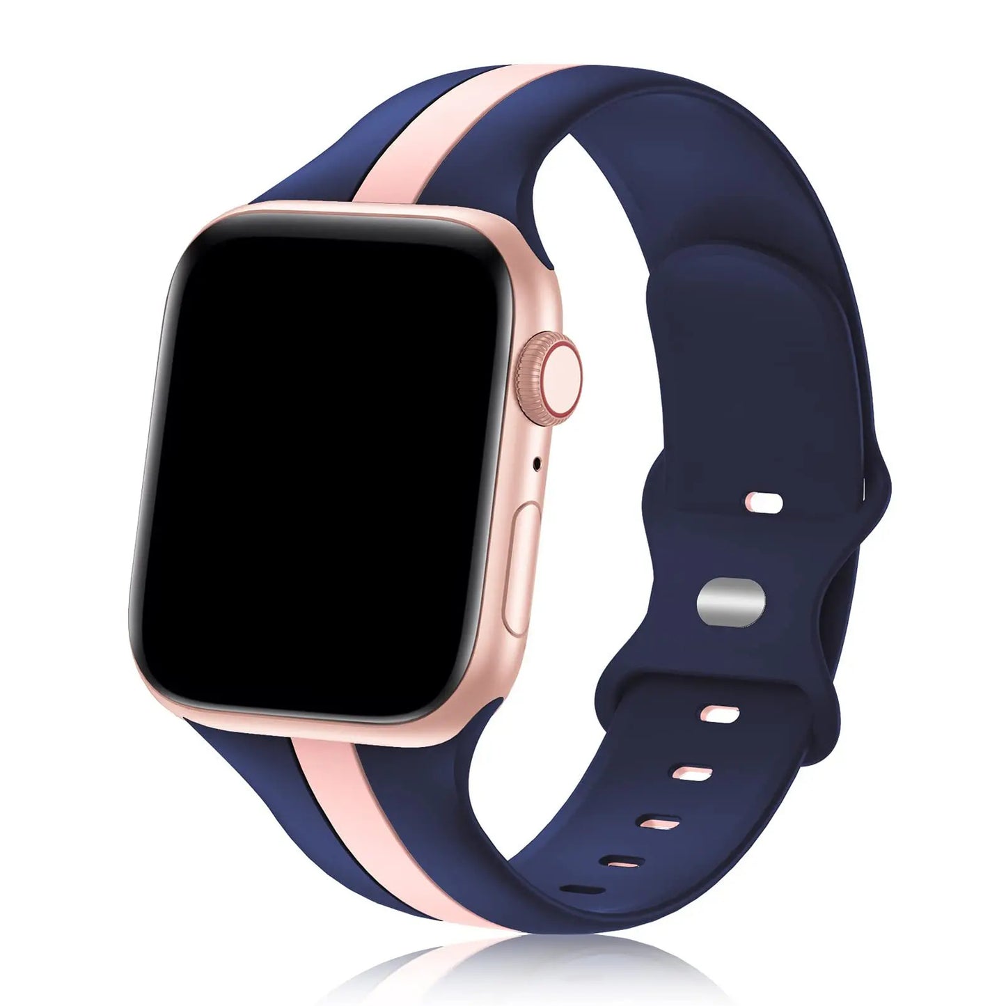 Sport Silicone Watch Band • Soft & Durable Strap • Apple Watch Compatible