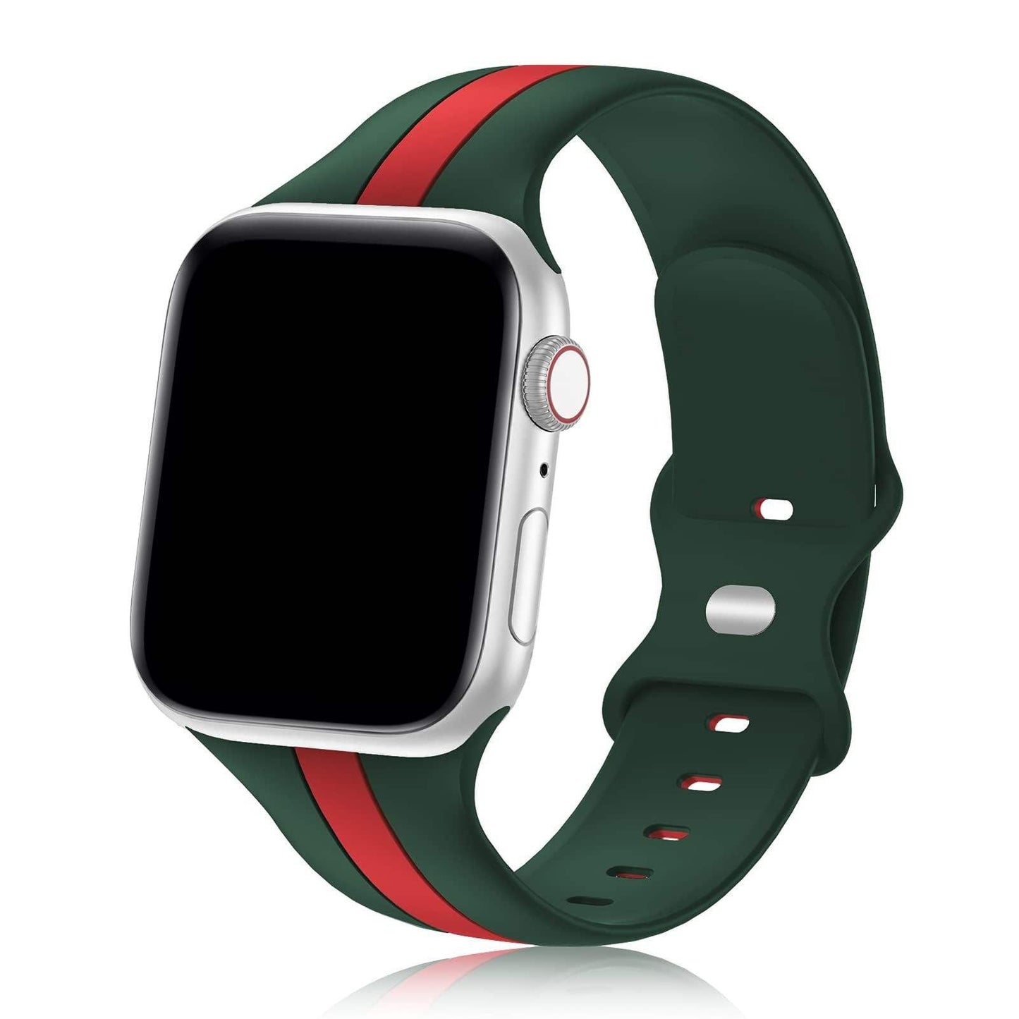 Sport Silicone Watch Band • Soft & Durable Strap • Apple Watch Compatible