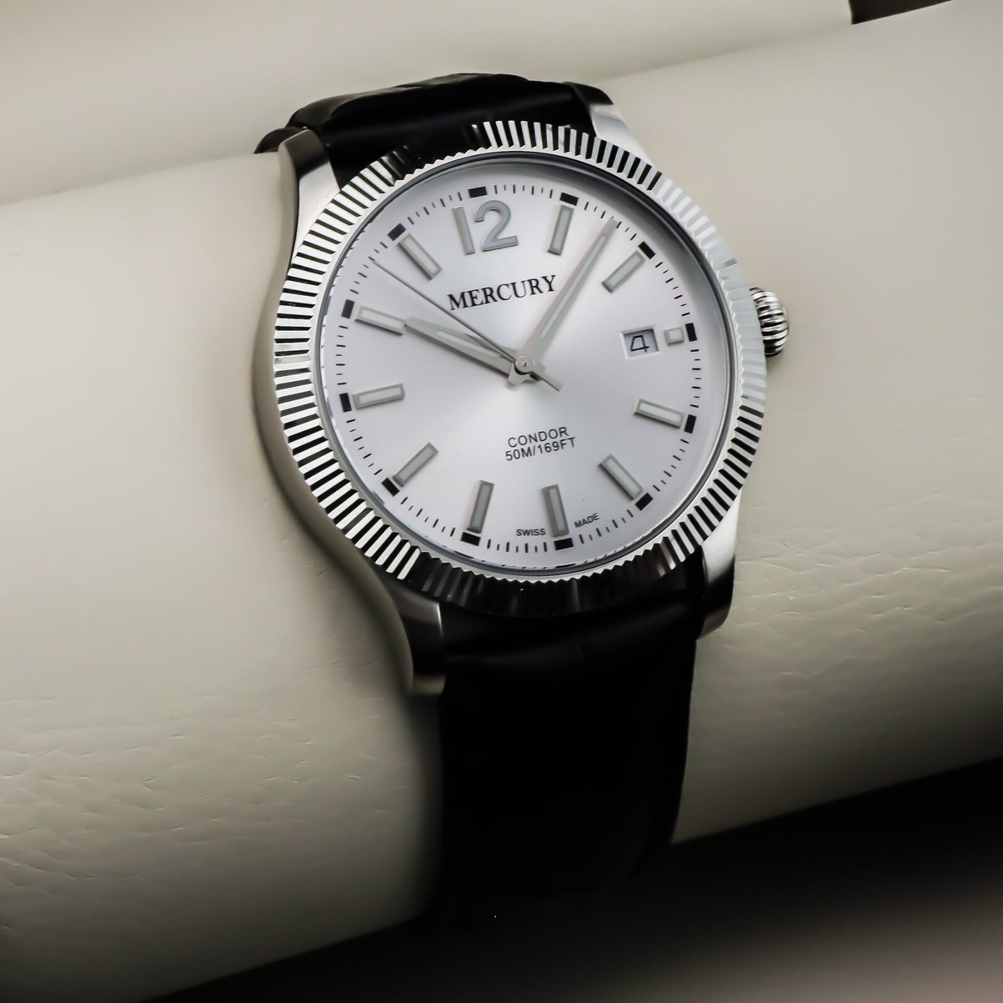 Mercury • Swiss Chronograp Watch • Stainless Steel • 45mm • Quartz • 5ATM