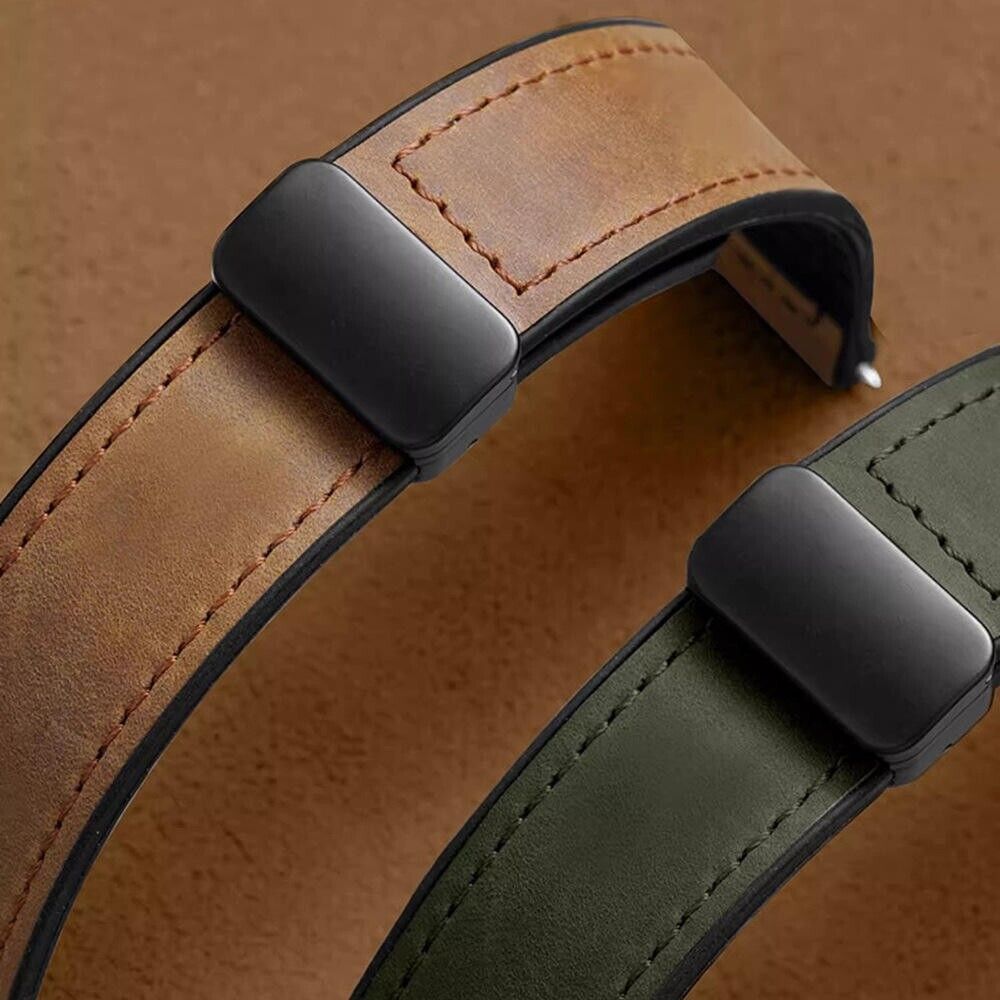 Leather Sport Band • Apple Watch Compatible • Magnetic Buckle