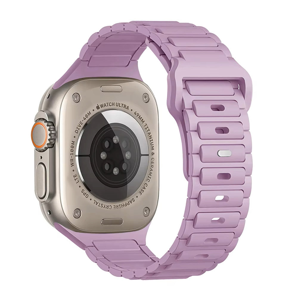 Easy Release • Sport Silicone Strap Compatible w Apple Watch 38/40/41 • 42/44/45