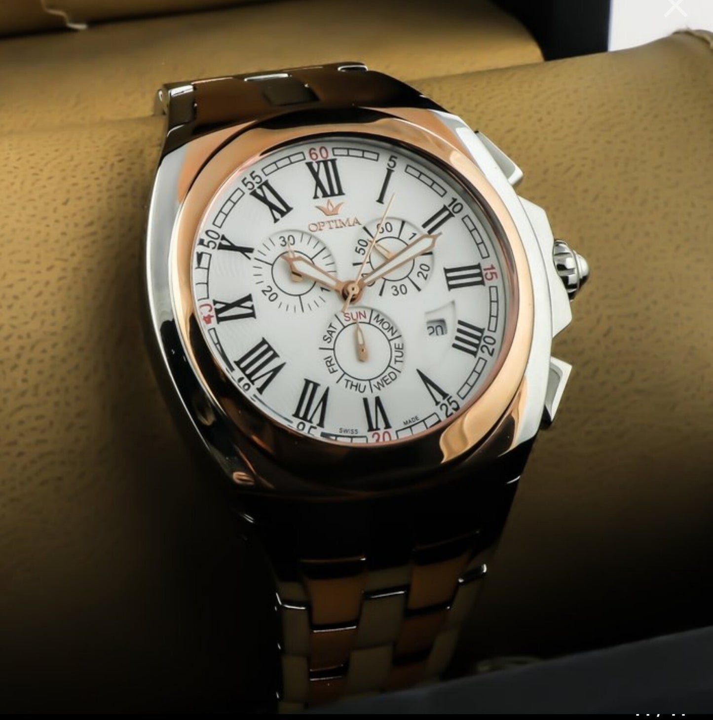 Optima • 45mm • Swiss Chronograph Watch • Date SubDay • 5 ATM • OSC292-SR-1