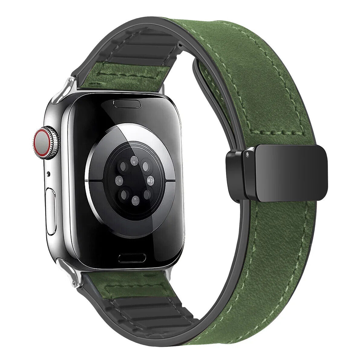 Leather Sport Band • Apple Watch Compatible • Magnetic Buckle