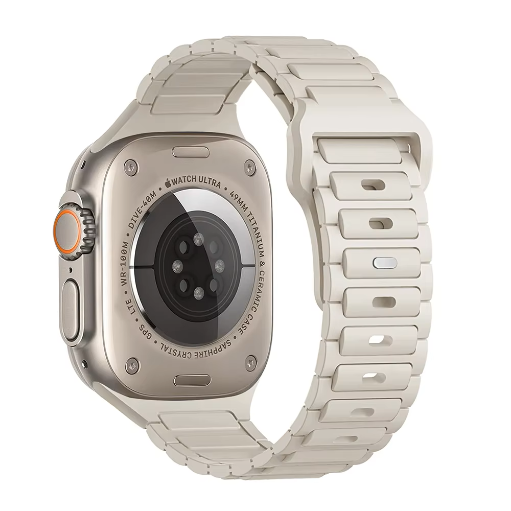 Easy Release • Sport Silicone Strap Compatible w Apple Watch 38/40/41 • 42/44/45