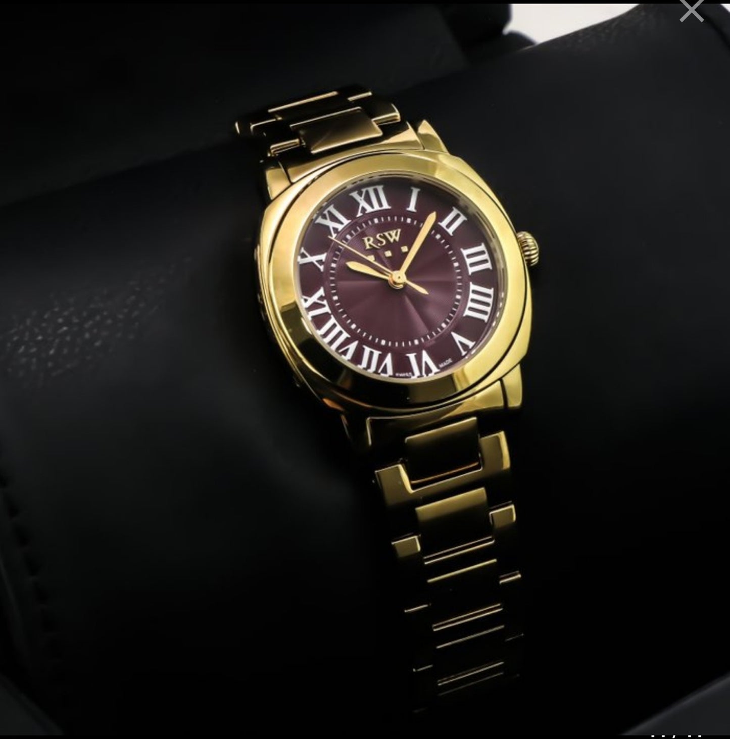 RSW • Swiss Watch • Stainless Steel PVD Gold • Quartz • 30mm • 5ATM • RSWL114