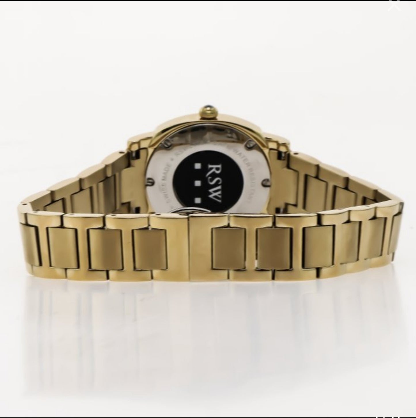 RSW • Swiss Watch • Stainless Steel PVD Gold • Quartz • 30mm • 5ATM • RSWL114