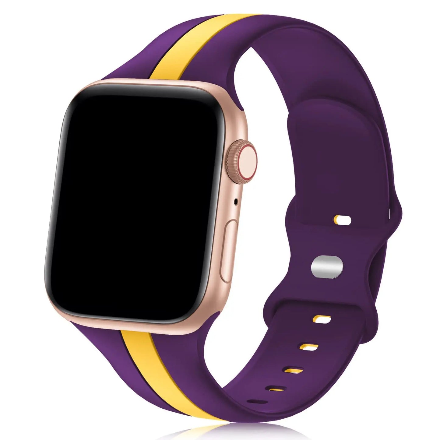 Sport Silicone Watch Band • Soft & Durable Strap • Apple Watch Compatible