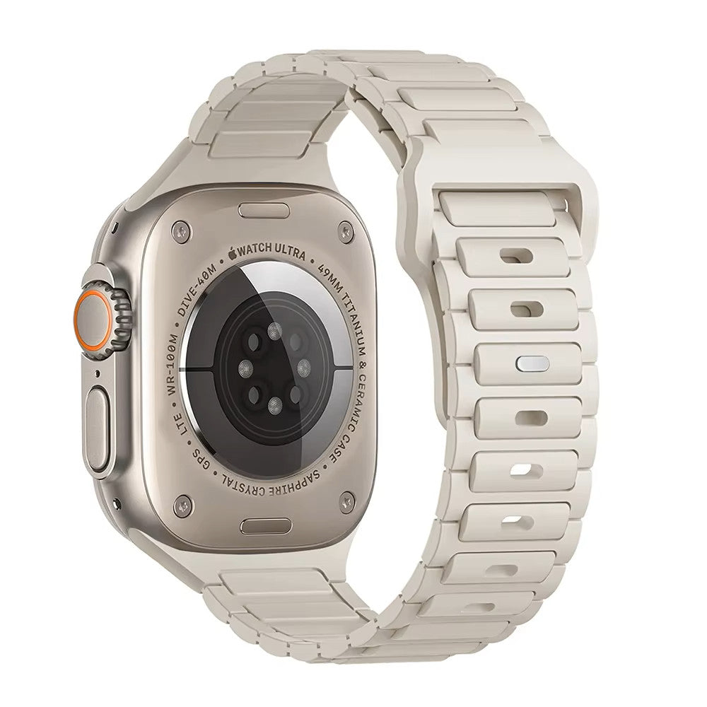 Easy Release • Sport Silicone Strap Compatible w Apple Watch 38/40/41 • 42/44/45