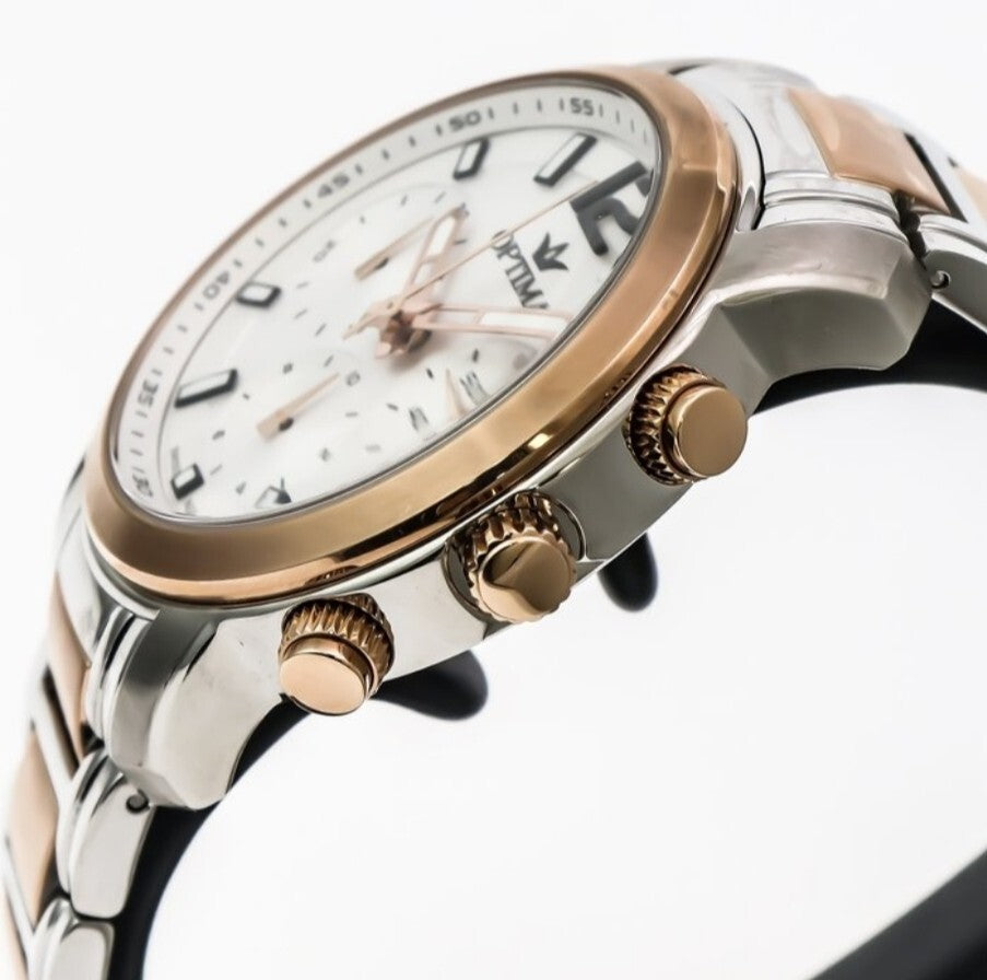 Optima •Swiss Chronograph Watch •OSC399-SR-1 • Day Date Quartz