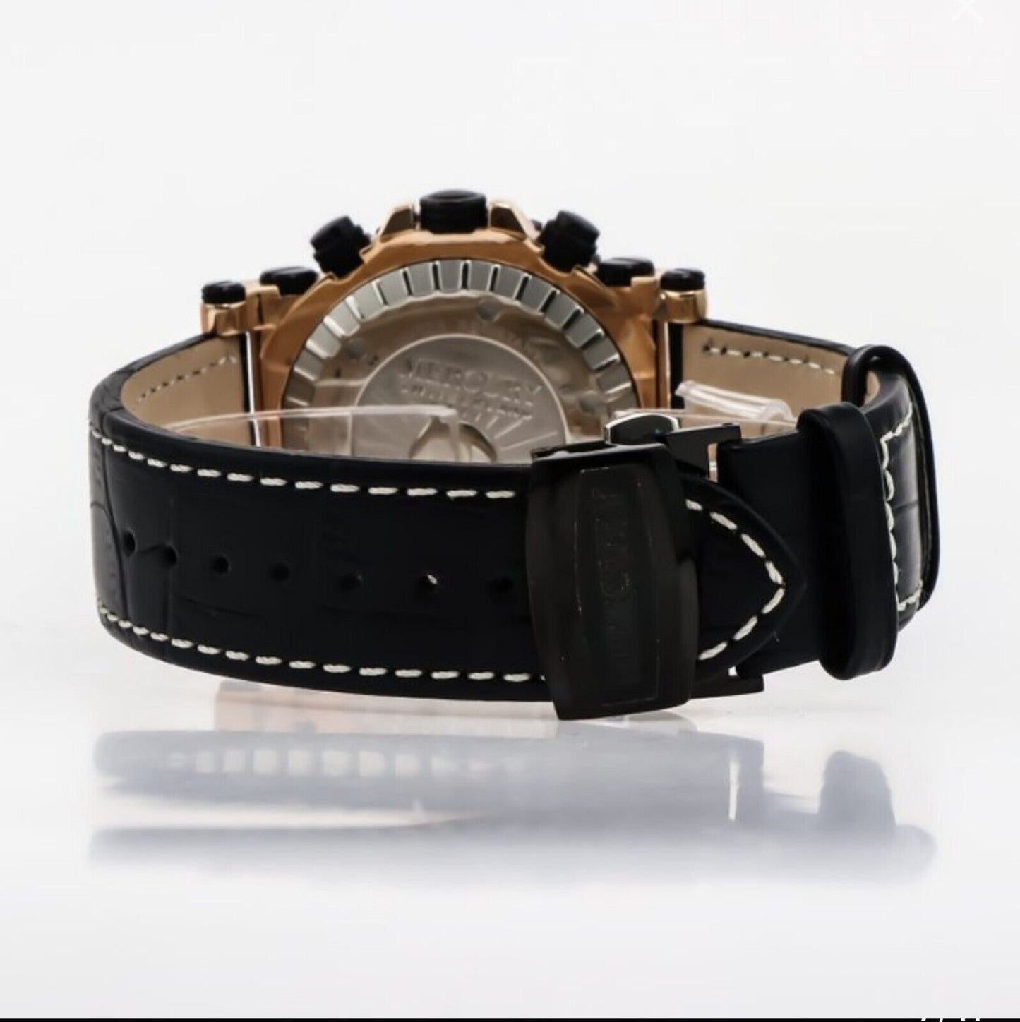 Mercury • 44mm • Swiss Chronograph Watch • ME10200-RBL-S-1 • Leather • Date...