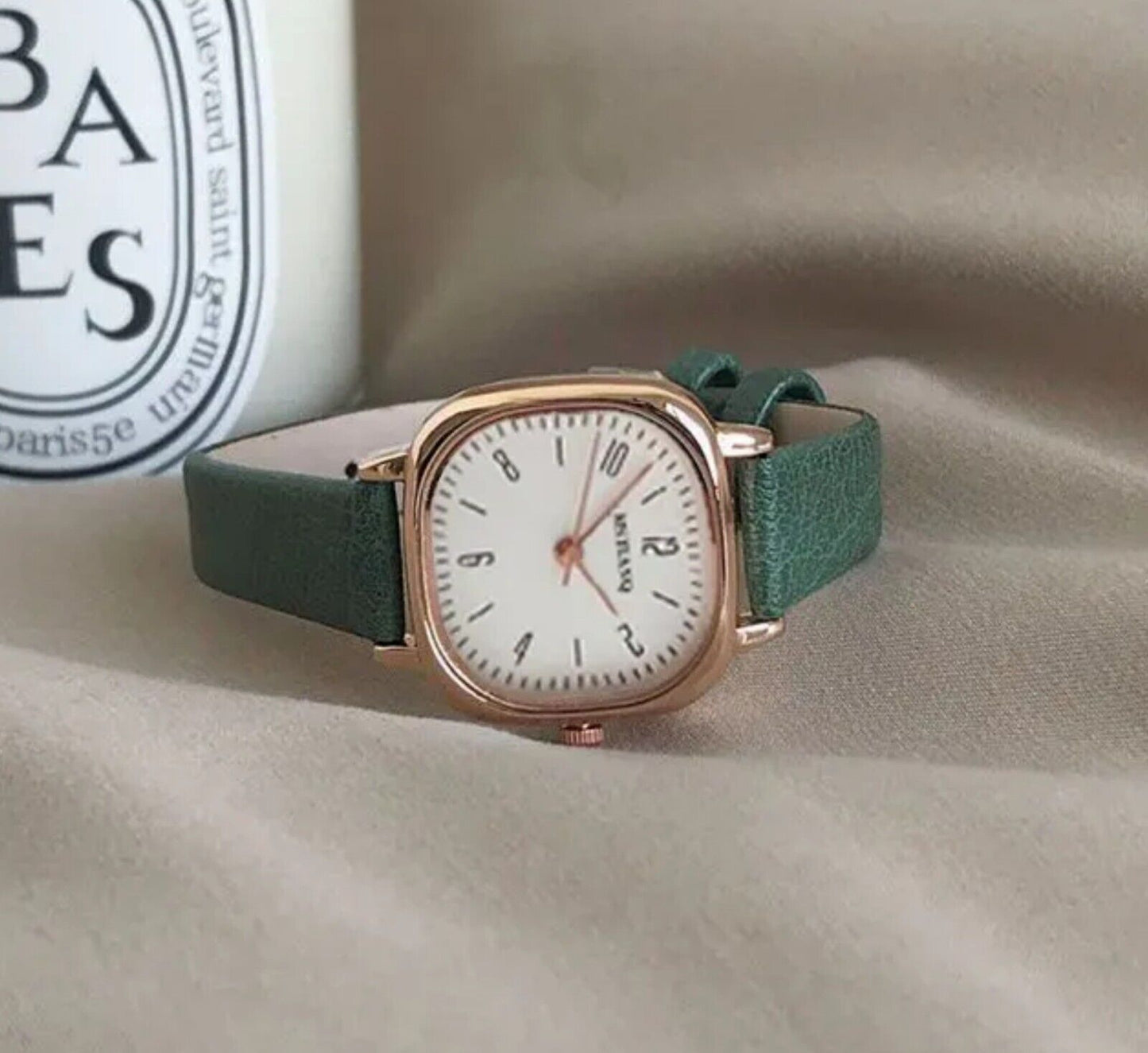 Womens Fashion Watch • 25mm • Quartz • 3ATM • Leather Strap • MsTianQ