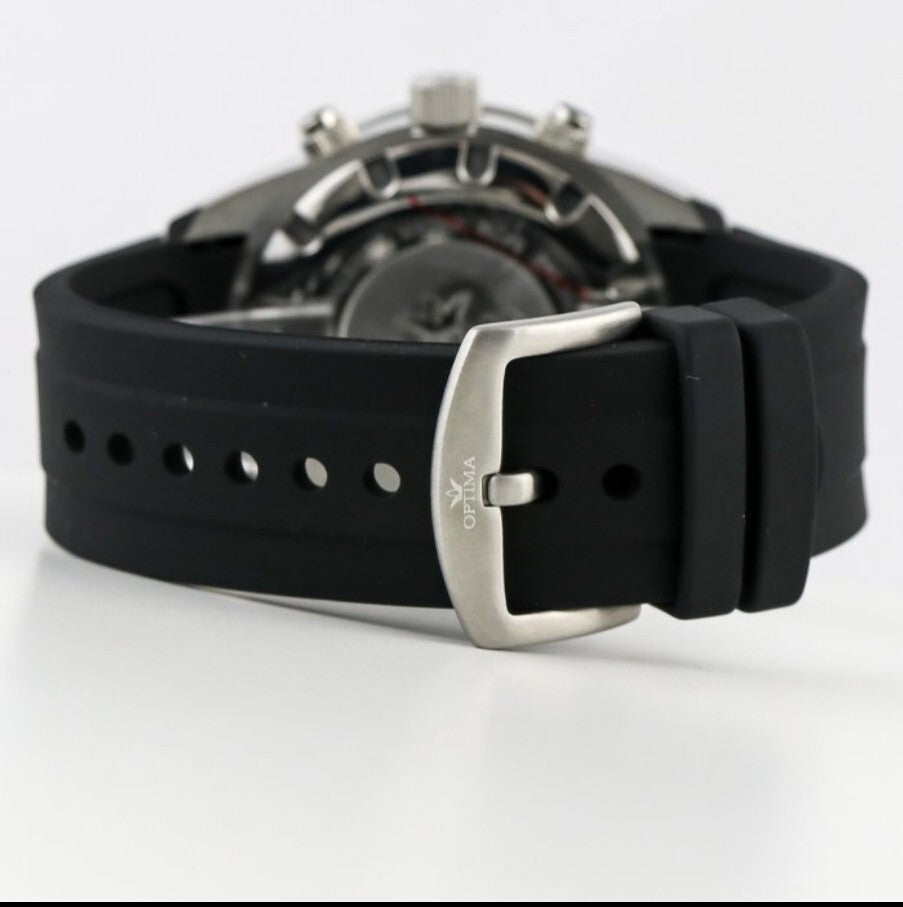 Optima • Swiss Chronograph Watch • Stainless Steel • Quartz OSC342-SX-4