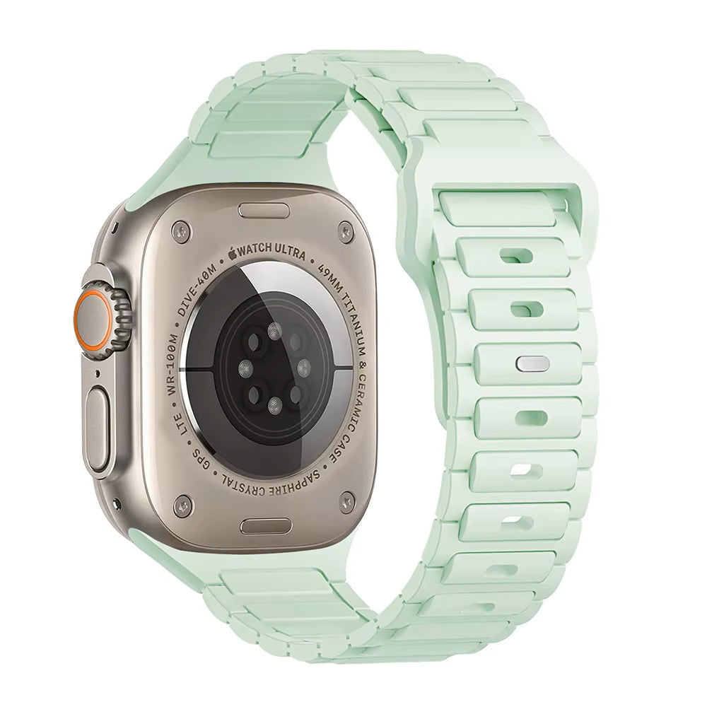 Easy Release • Sport Silicone Strap Compatible w Apple Watch 38/40/41 • 42/44/45