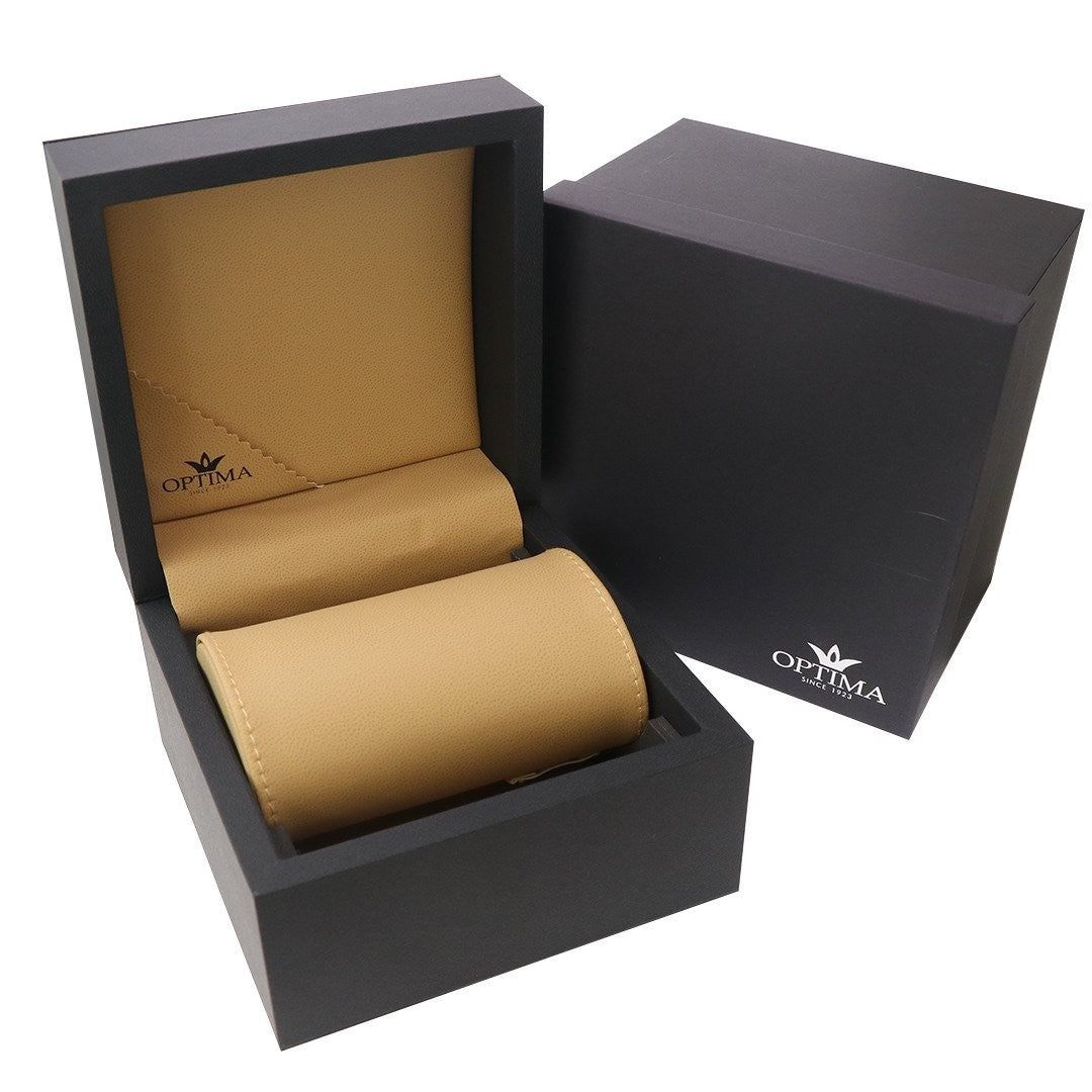 Optima • Swiss Chronograph Watch • Stainless Steel Quartz • 45mm • OSC281