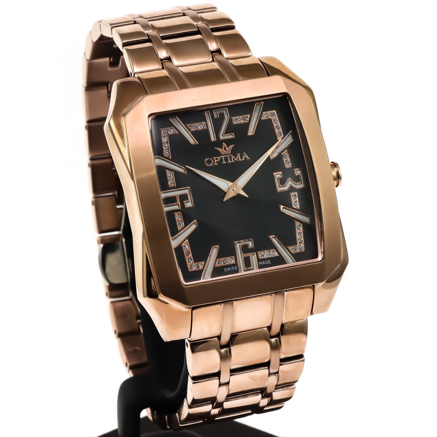 Optima • Reloj suizo • Acero inoxidable • 39 mm • Cuarzo • 3 ATM • OSM228