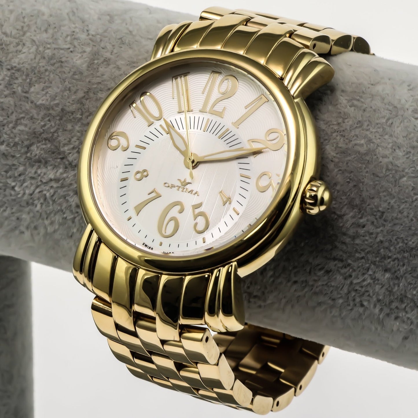 Optima • Reloj suizo • Acero inoxidable • 43 mm • Cuarzo • 3 ATM • OSM212