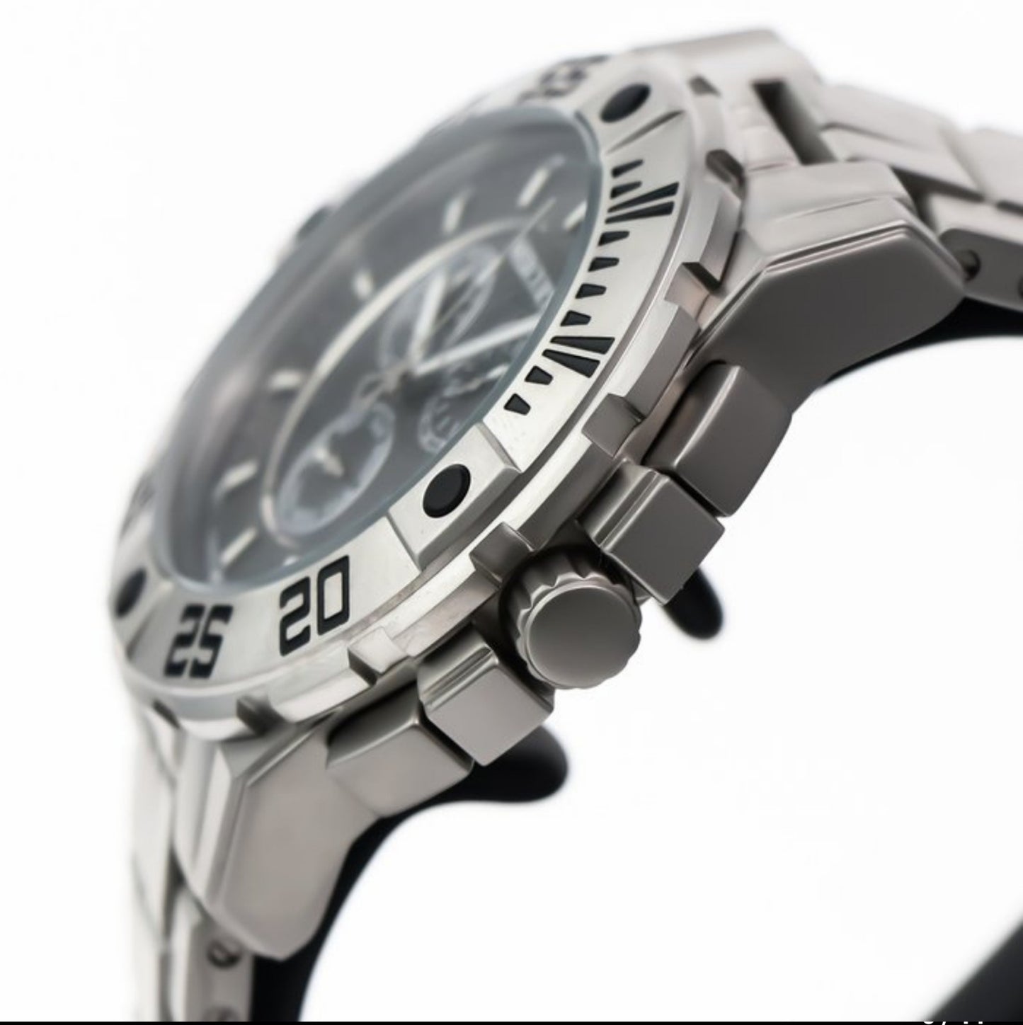 MERCURY • Swiss Chronograph Watch • Stainless Steel Quartz• ME10225-SS-3