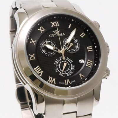 Optima • Swiss Chronograph • OSC234-SS-3 • Day Date • Quartz