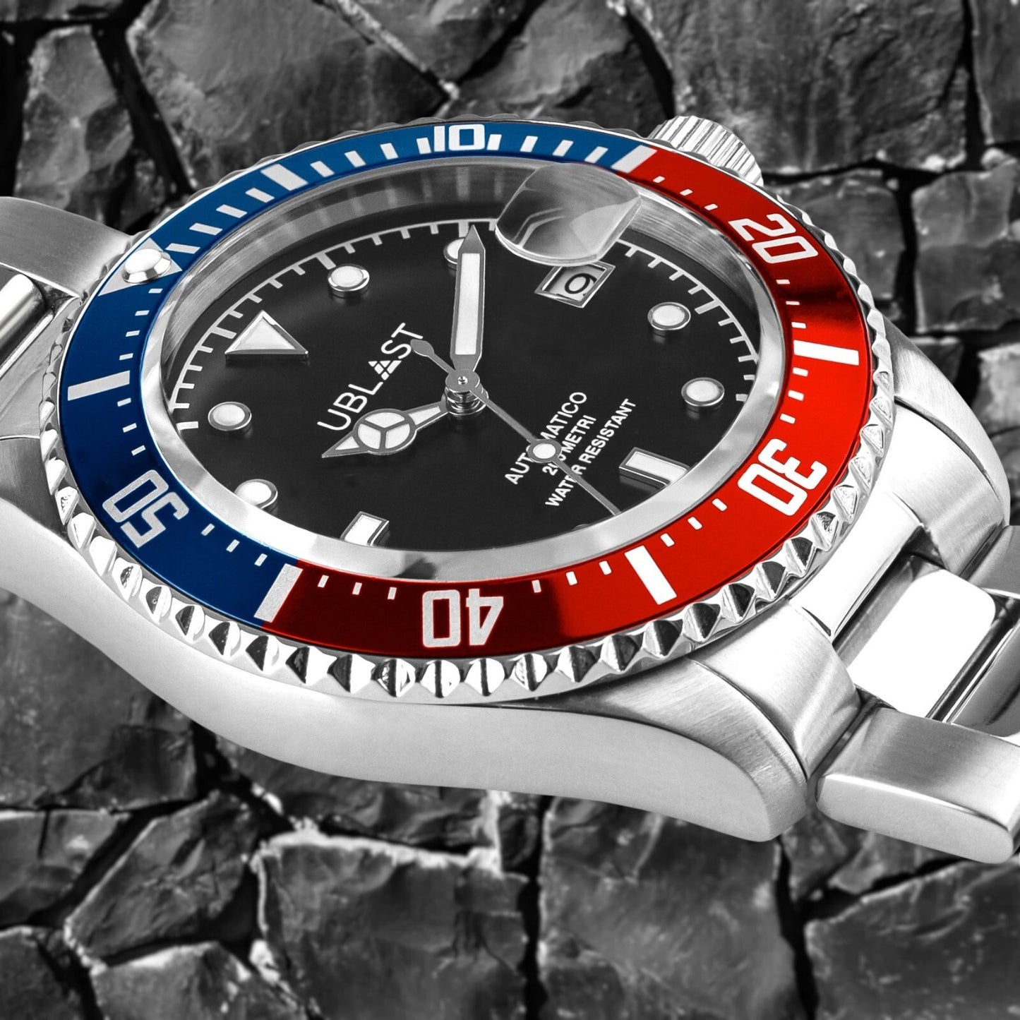 UBLAST • DIVER Watch • Stainless Steel • 40mm • Automatic Seiko NH35 • 20ATM