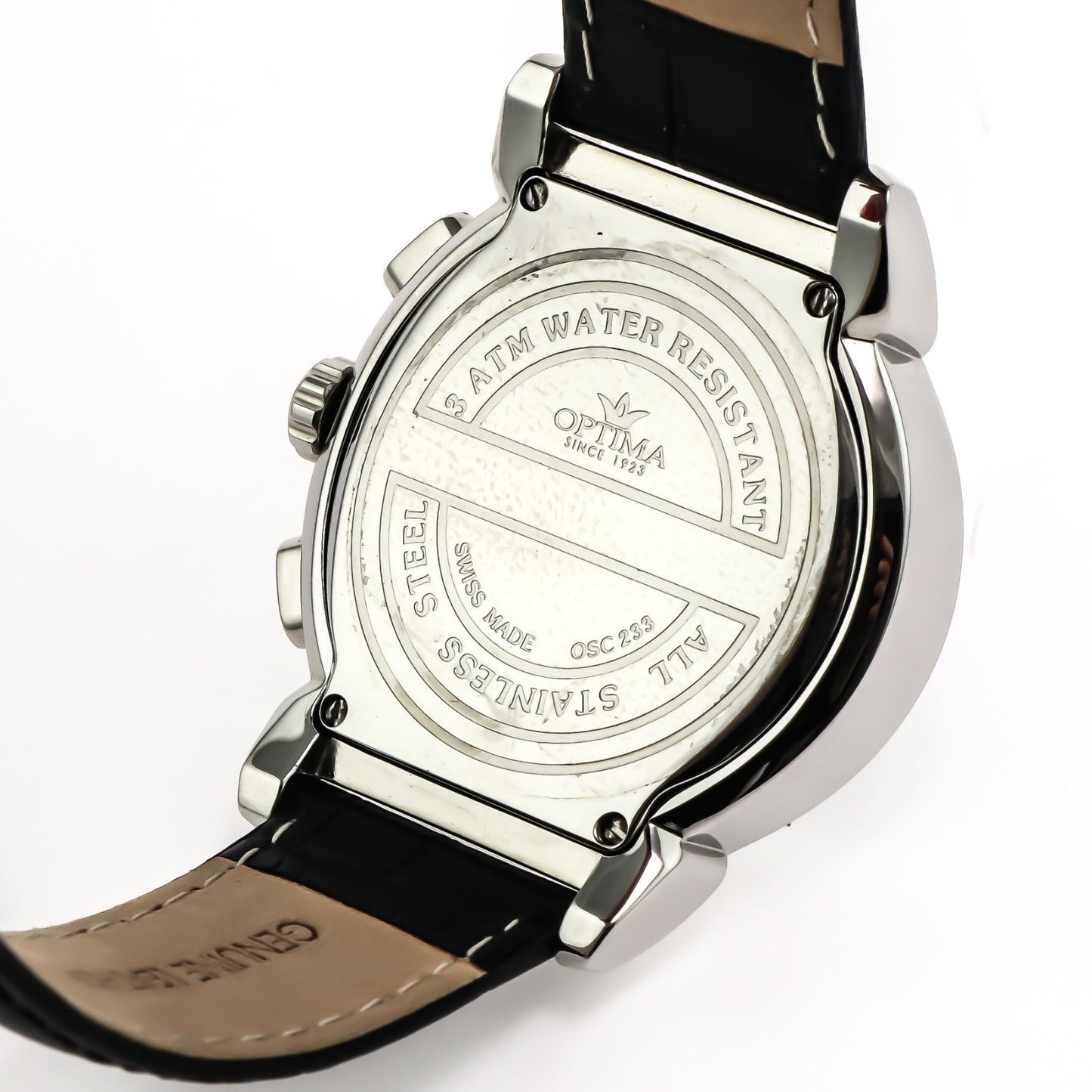 Optima • Swiss Chronograph Watch • 45.9mm • Quartz • 3ATM • OSC233