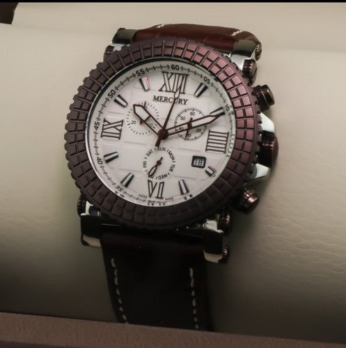 Mercury • 44mm • WR50M • ME10210-SCL-1 • Date SubDay • Chocolate