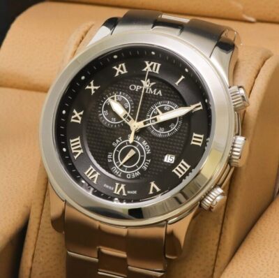 Optima • Swiss Chronograph • OSC234-SS-3 • Day Date • Quartz