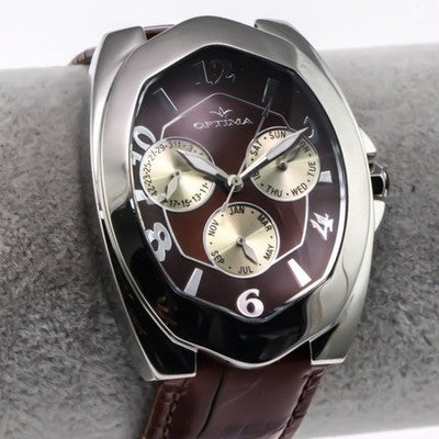 Optima Swiss Mens • Full Calendar • Quartz • Stainless Steel • 37mm Presale 8/15