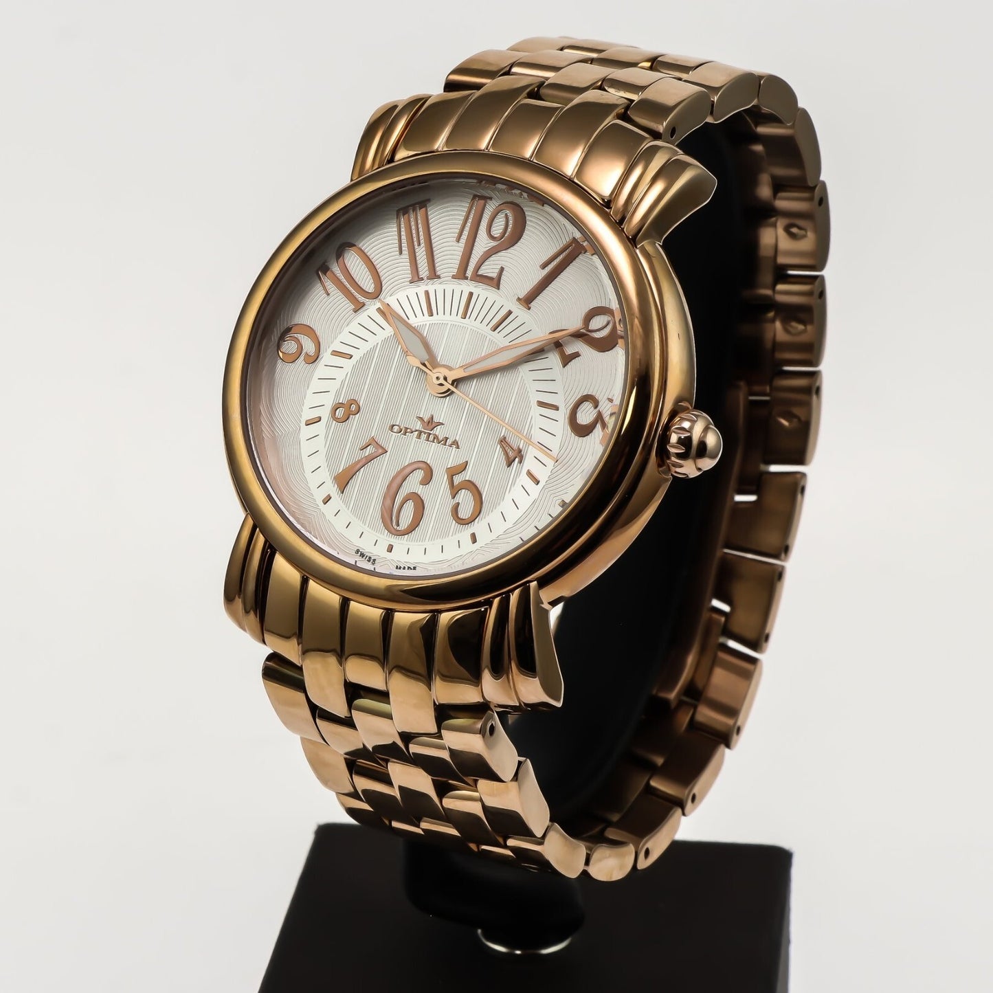 Optima • Reloj suizo • Acero inoxidable • 43 mm • Cuarzo • 3 ATM • OSM212
