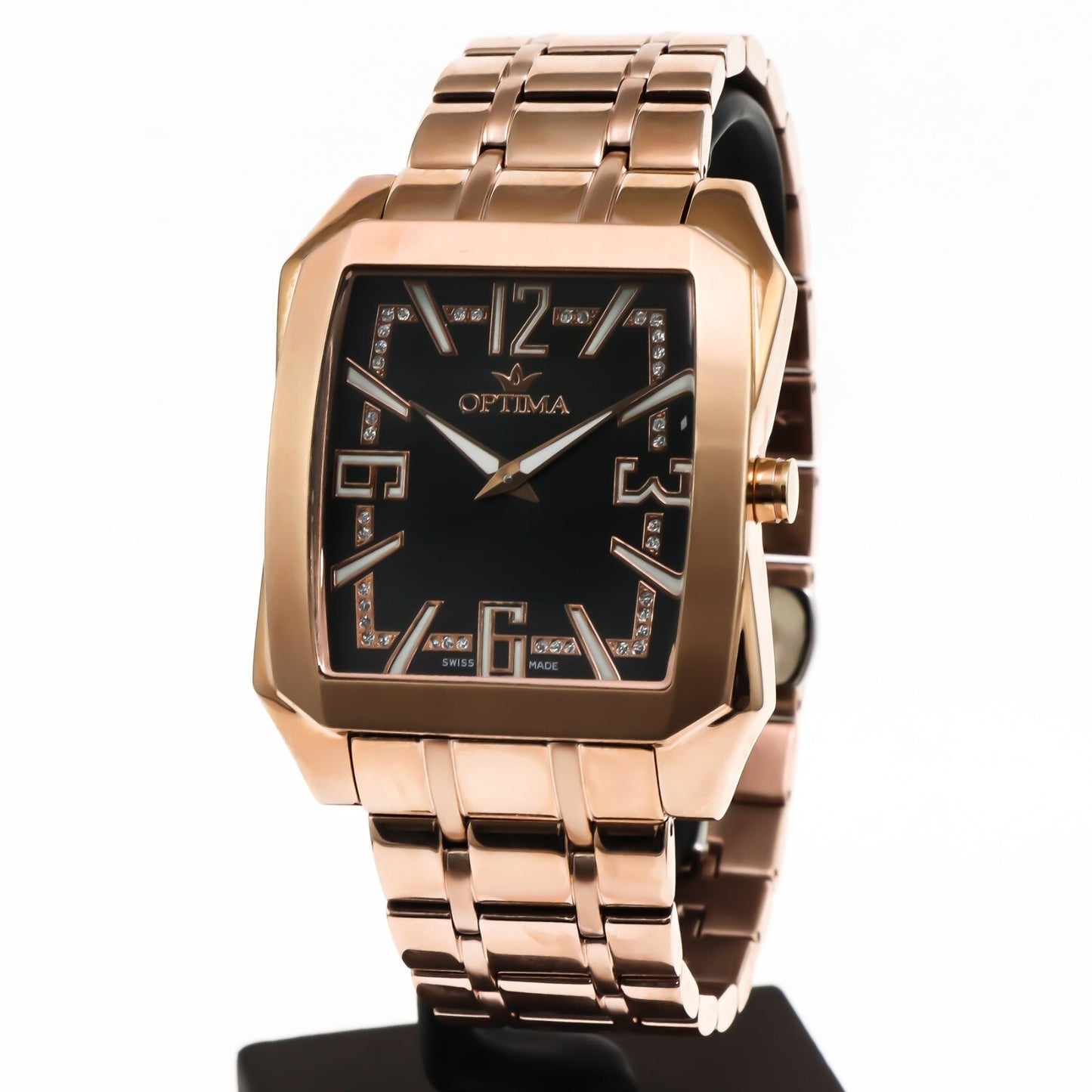 Optima • Reloj suizo • Acero inoxidable • 39 mm • Cuarzo • 3 ATM • OSM228