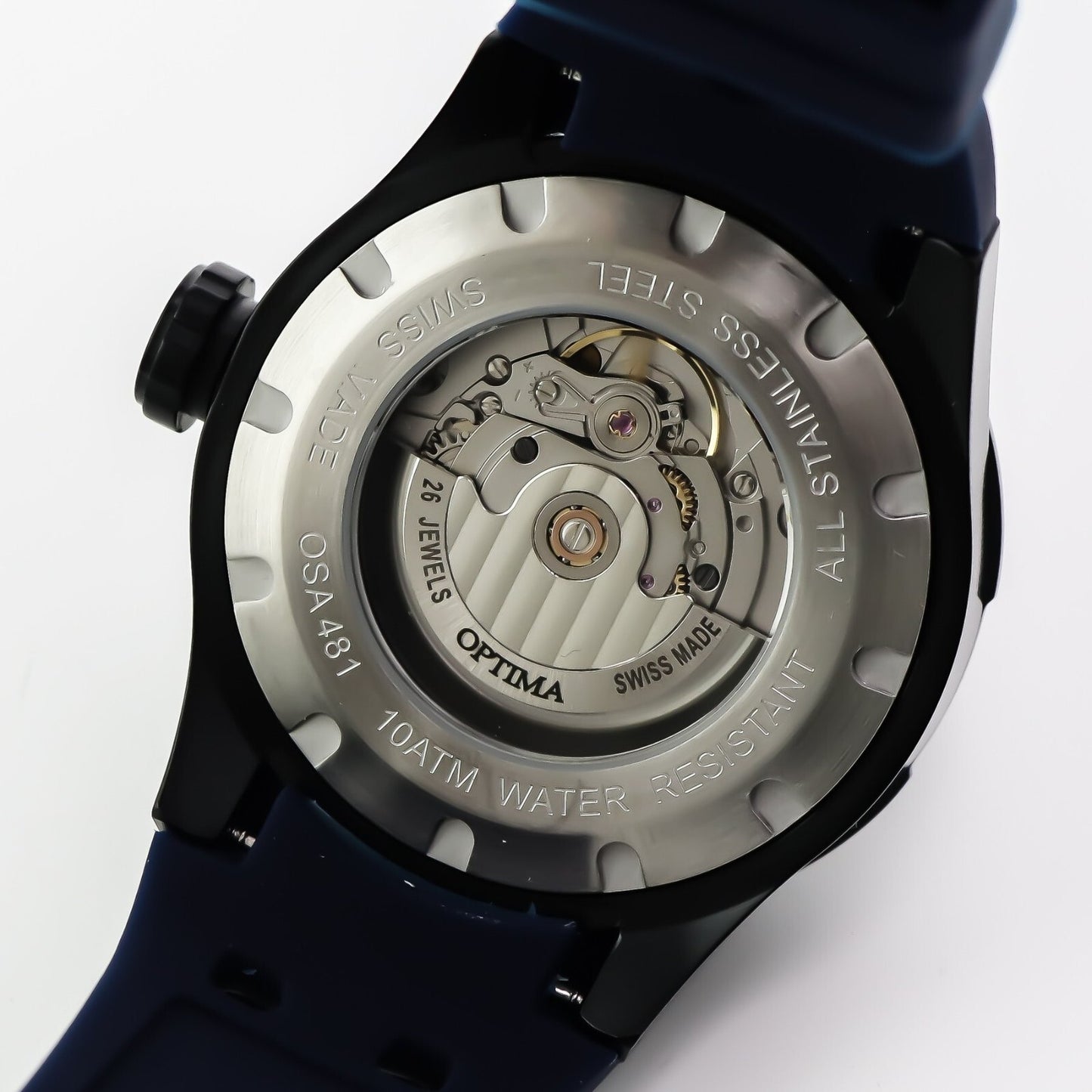 Optima • OAKLAND Swiss Watch • Stainless Steel • 43.35mm • Automatic • 10ATM